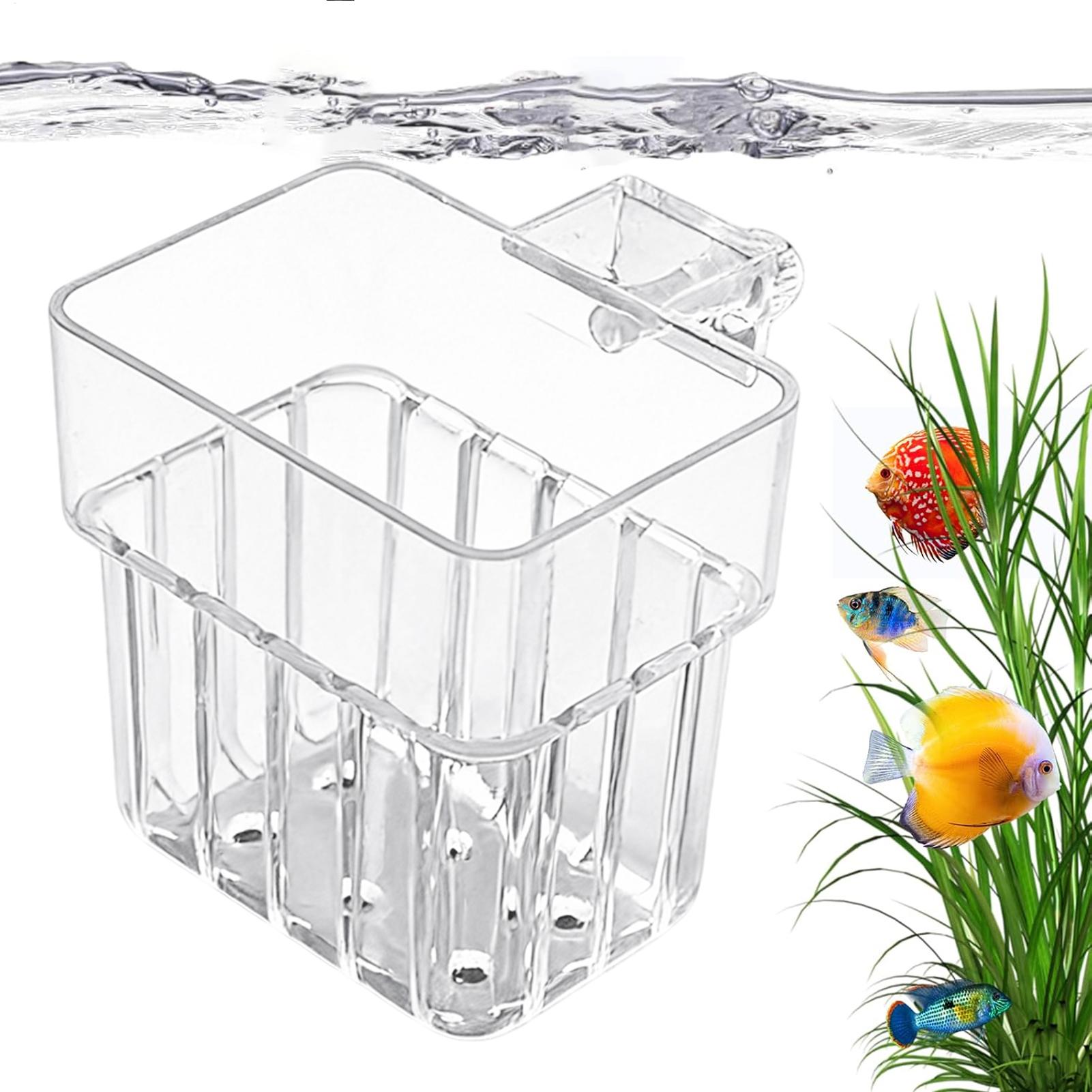Hydroponic Grow Pod - Şeffaf Asılabilir Akvaryum Bitki Saksısı, Balık