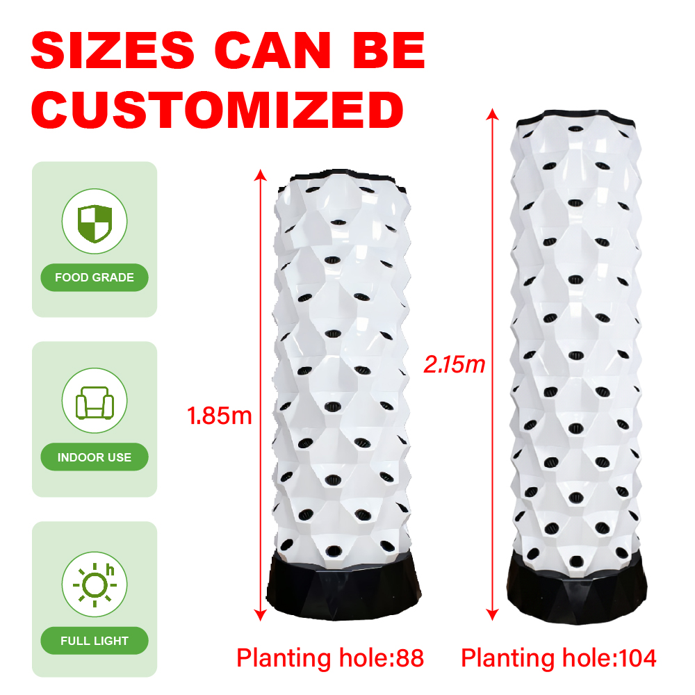 Hydroponic Tower - Modern 30L Plastik Su Tankı İç