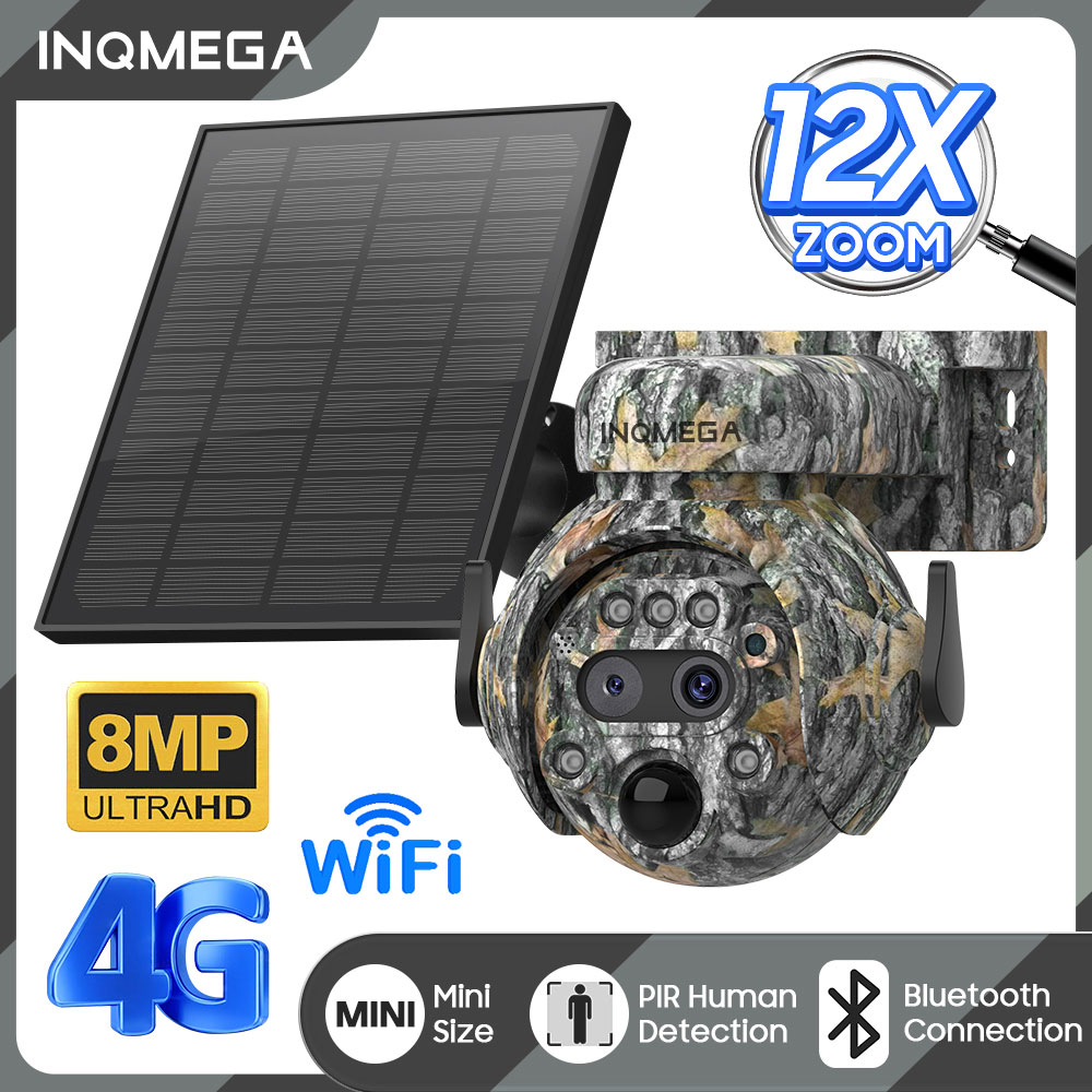 Garden Camera - INQMEGA 8MP Güneş Enerjili Kamera 4K