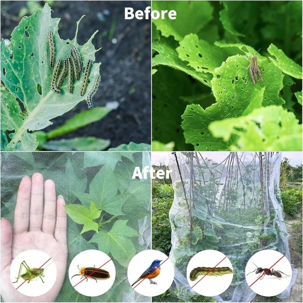 Plant Monitor - Ultra İnce Örgülü Bahçe Sebze Filesi