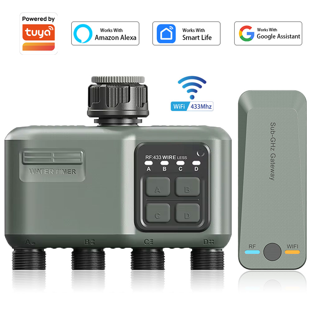 Garden Camera - Bahçe Hortumu için 4 Çıkışlı Programlanabilir