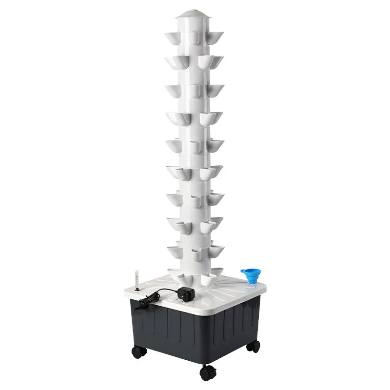 Hydroponic Tower - Hidroponik Bitki Yetiştirme Kulesi, Akıllı Topraksız