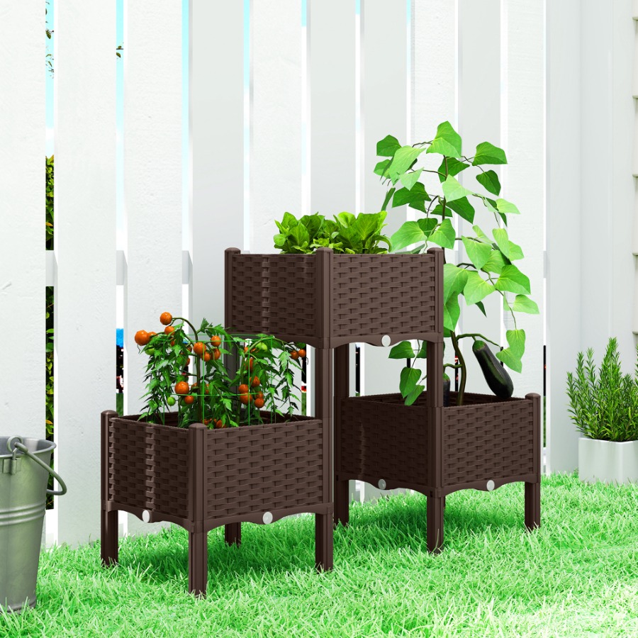 Ayaklı, Yükseltilmiş Plastik B - Self Watering Planter incelemesi ve fiyatı