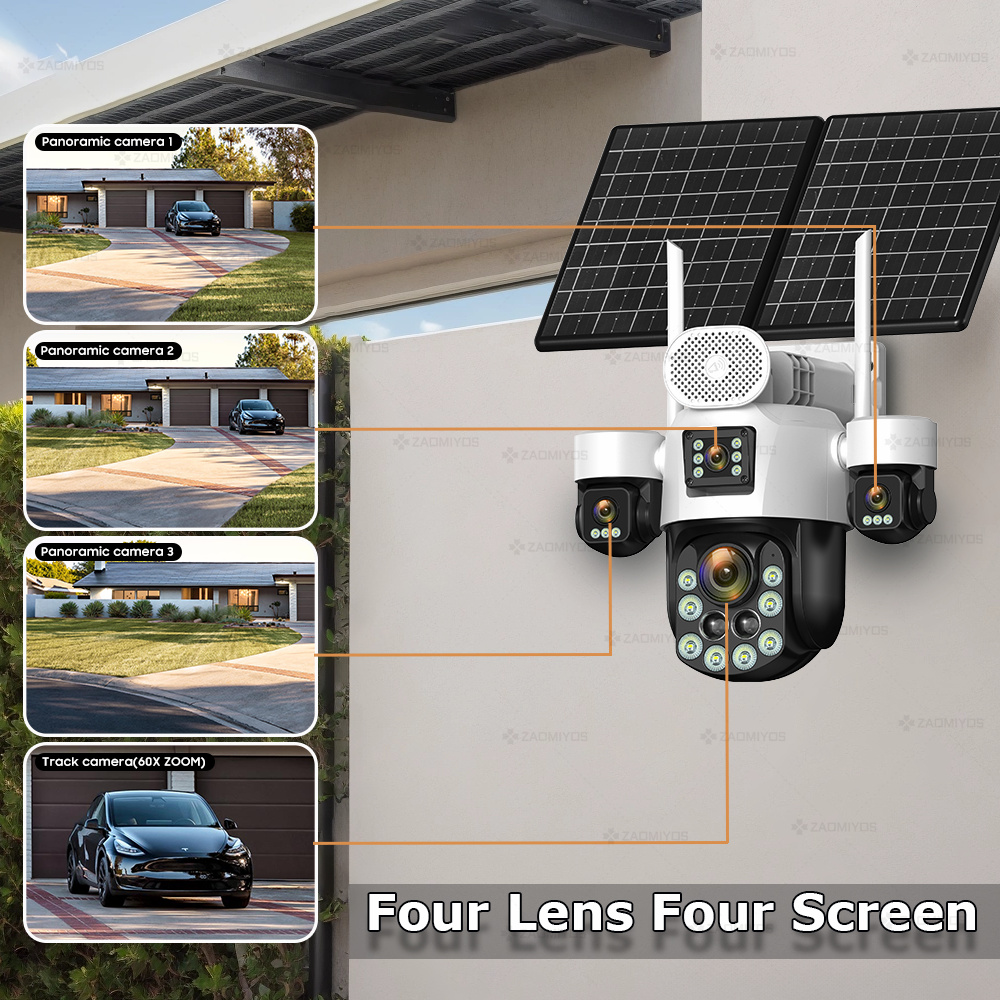 4 Lensli Dış Mekan 360 °   Gün - Garden Camera incelemesi ve fiyatı