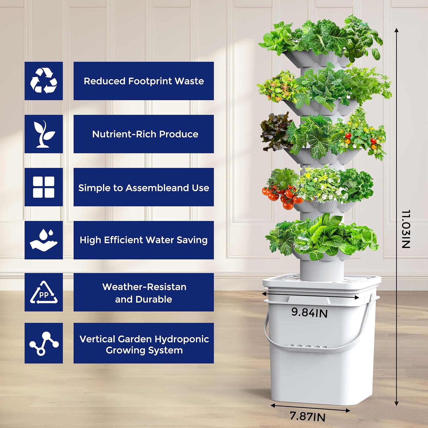 Hidroponik Yetiştirme Sistemi  - Hydroponic Tower incelemesi ve fiyatı