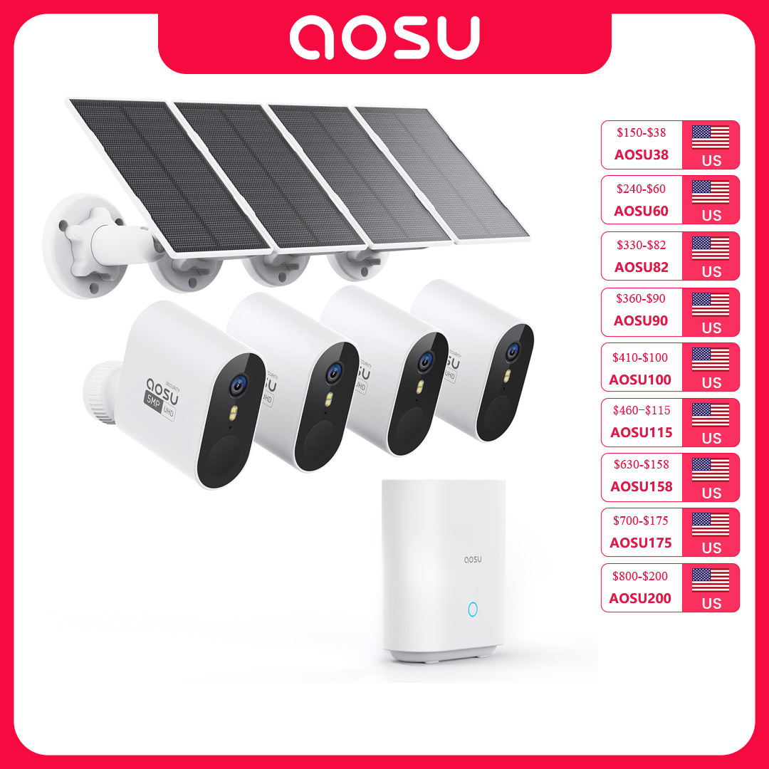 AOSU 5MP Solar Kamera Sistemi  - Garden Camera incelemesi ve fiyatı