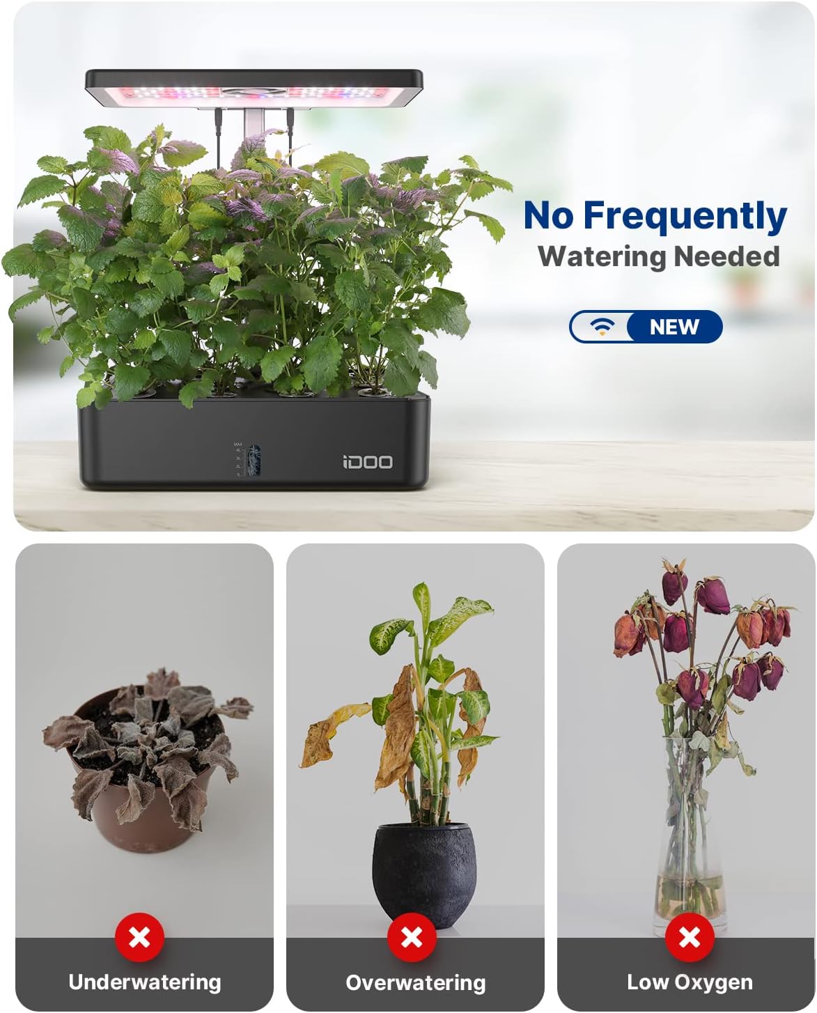 12 Bölmeli WiFi Hidroponik Yet - Hydroponic Grow Pod incelemesi ve fiyatı